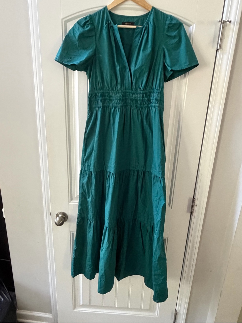 Quince Poplin Cotton Maxi Dress Sz XS